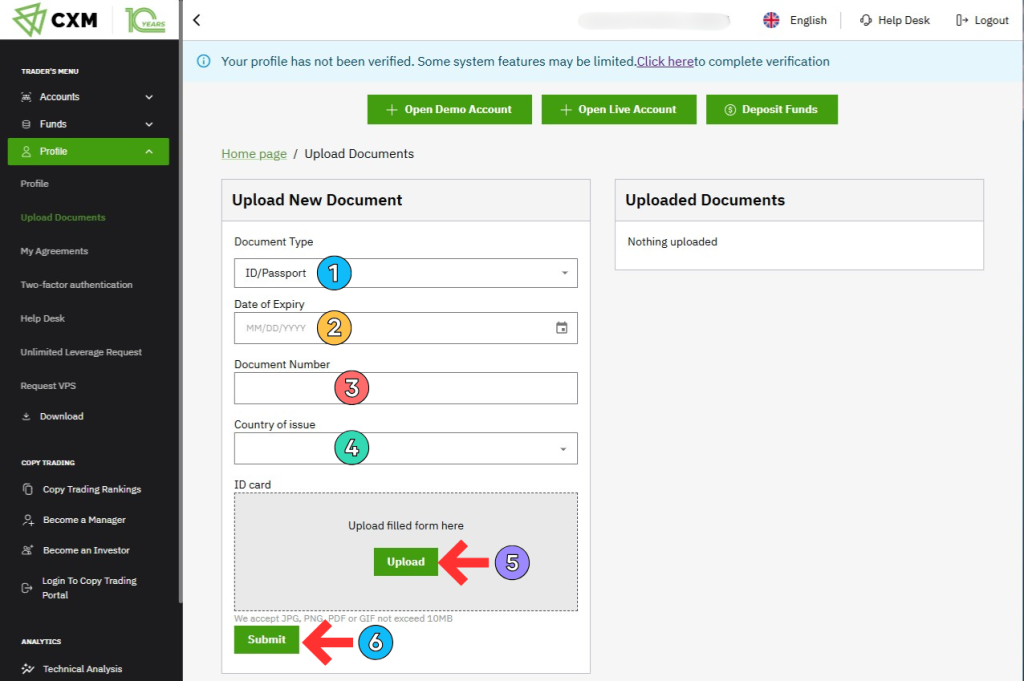 วิธีสมัครเปิดบัญชี CXM Direct ล่าสุด 2025 (อัปเดตใหม่)