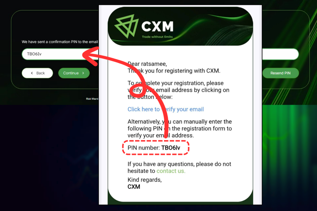 วิธีสมัครเปิดบัญชีCXMล่าสุด