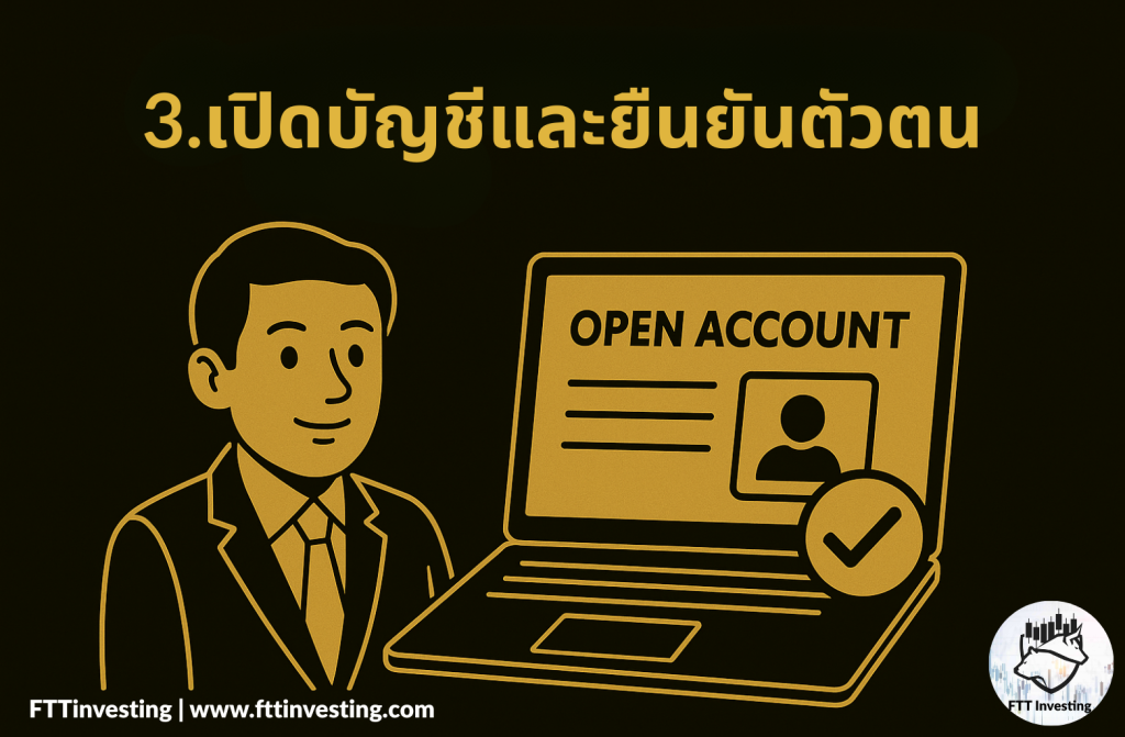 เปิดบัญชีและยืนยันตัวตน