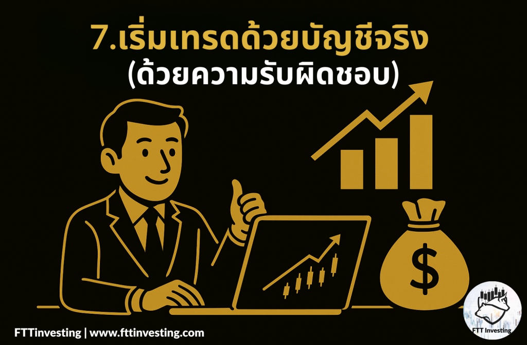 เริ่มเทรดด้วยบัญชีจริง (ด้วยความรับผิดชอบ)