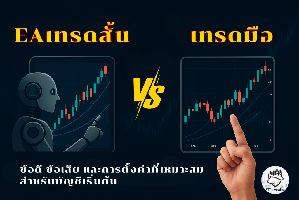 EA เทรดสั้น vs เทรดมือ: ข้อดี/ข้อเสีย และการตั้งค่ามือใหม่